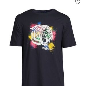 CAVALLI CLASS BY ROBERTO CAVALLI Tiger Logo Graphic Tee